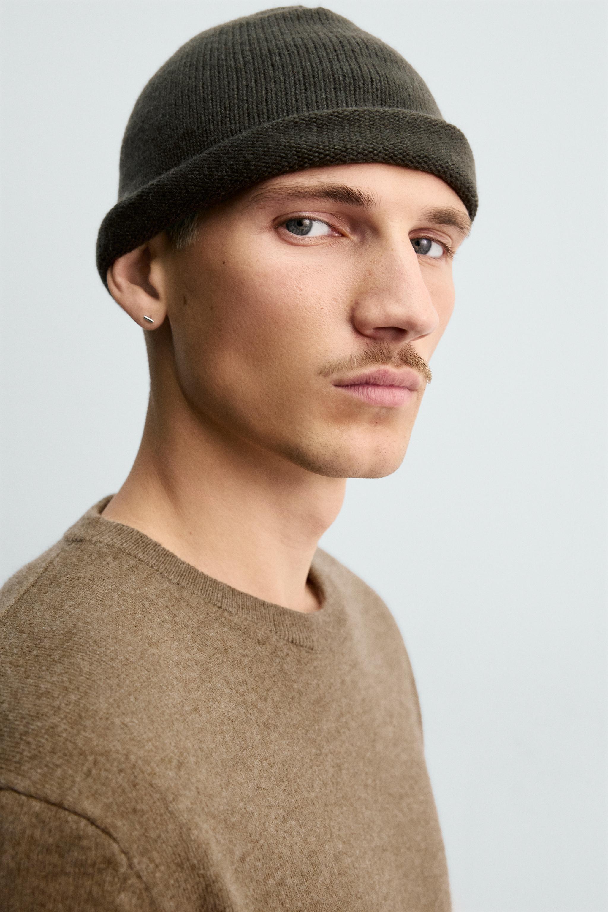 100% CASHMERE KNIT HAT